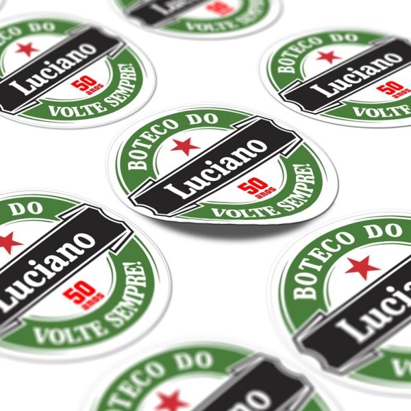 60 Rótulos Adesivos Personalizados Boteco 5x5 - Image 4