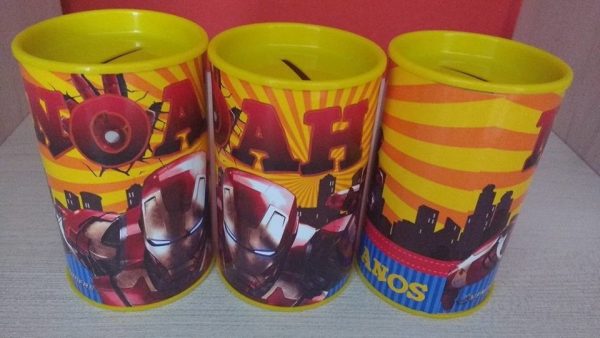 Cofrinho Homem De Ferro Festa Infantil Personalizados 20 Uni - Image 6