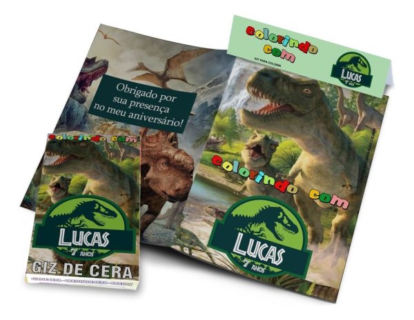 50 Kits Colorir E Giz De Cera Personalizados - Image 2