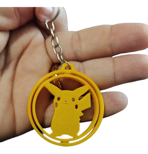 Chaveiro Pokémon Giratório Pikachu