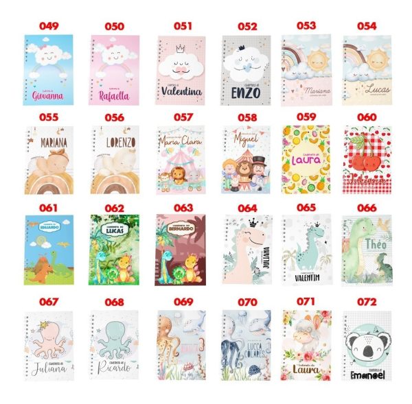 Caderneta De Vacinação Arca De Noé Capa Dura Personalizada - Image 7