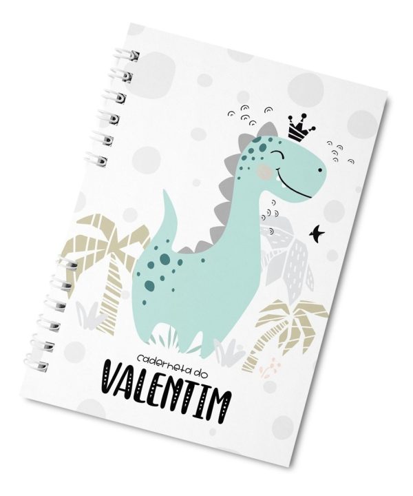Caderneta De Vacinação Dinossauros Personalizada Capa Dura