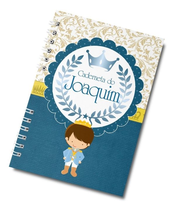 Caderneta Vacinação Realeza Personalizada Capa Dura Wire-o - Image 3