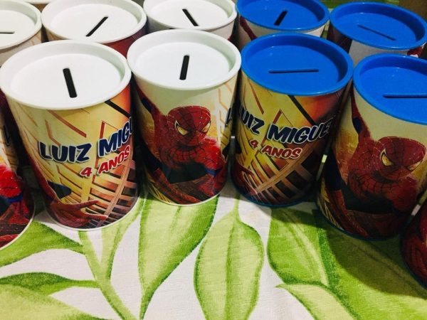 Cofrinho Personalizado Homem Aranha 20 Uni - Image 2