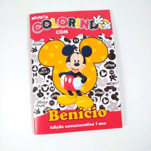 20 Livrinhos Para Colorir - Mickey