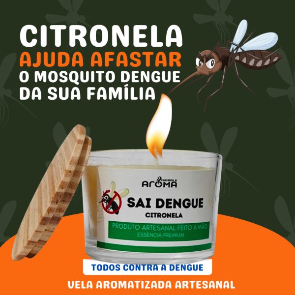 Vela Citronela 120g Afasta Mosquito Da Dengue - Image 3