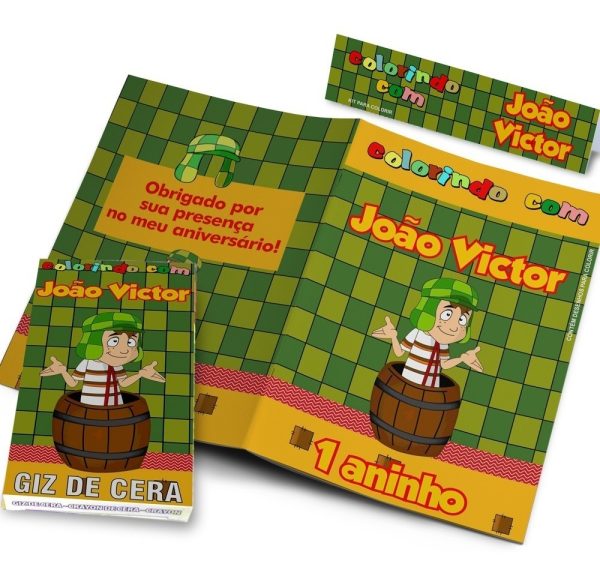 50 Kits Colorir Revistinha E Giz Personalizados 15x20 - Image 7