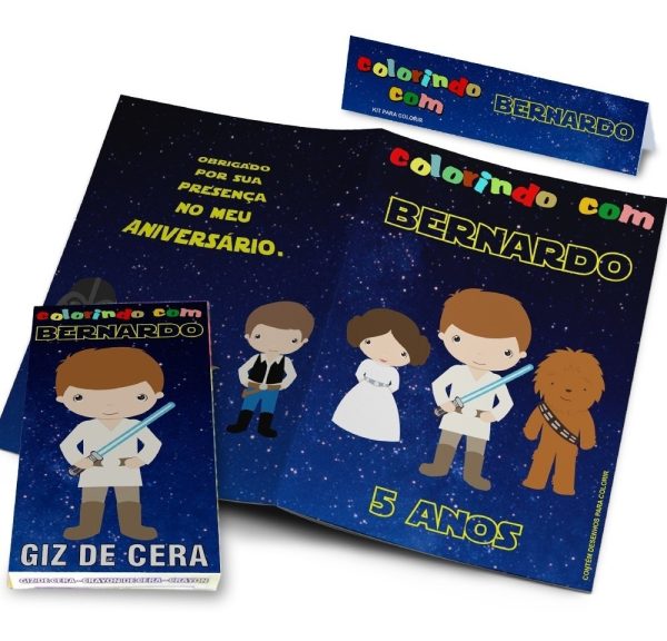20 Kits Revistinhas Colorir + Giz De Cera Personalizados - Image 4