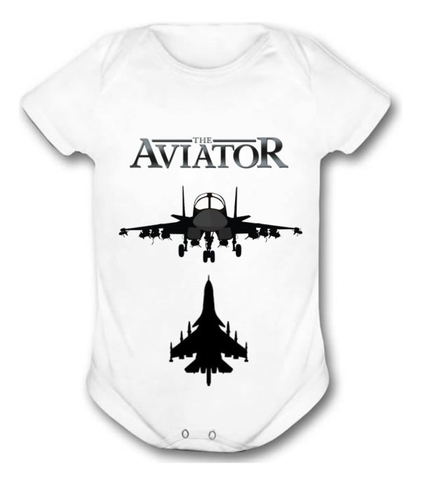 Body Bebe Aviação Avião Caça Aviador The Aviator