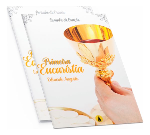 10 Livrinhos De Oração Primeira Eurcaristia Calice