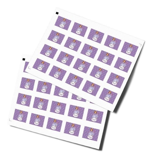 50 Adesivos Latinhas Tubetes Caixinhas 5cm Personalizados - Image 5