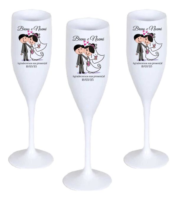 25 Taças Champanhe Personalizadas - Acrílicas - Image 3