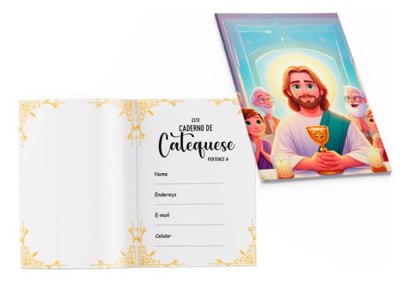 40 Caderninhos Para Catequese Personalizados