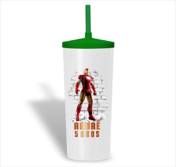 20 Copo Personalizado Homem De Ferro S007 0472 - Image 8
