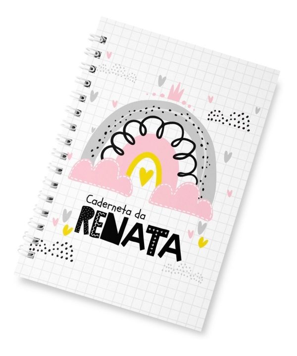 Caderneta De Vacinação Arco Íris Personalizado Capa Dura