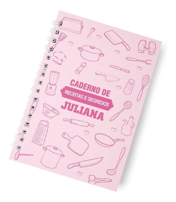 Caderno De Receitas Personalizado Capa Dura - Image 5