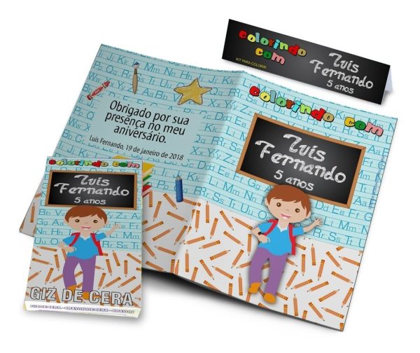 30 Kits Colorir Revistinhas E Giz Pequeno Príncipe - Image 5