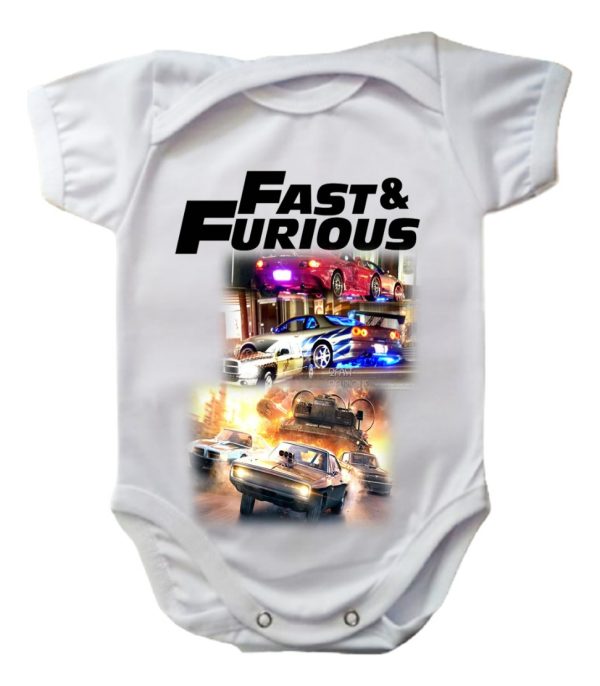 Body De Bebê Velozes E Furiosos Fast & Furious 2