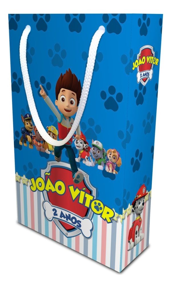 Sacolinha Personalizada Grande Kit Com 50 12 X 20 Cm - Image 9