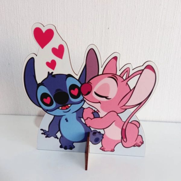 Displays De Mesa Lilo Stitch E Angel - 5 Peças - Image 2