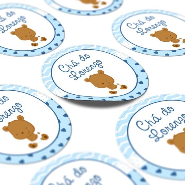 100 Adesivos Lembrancinha Maternidade Chá De Bebê 5x5 Cm - Image 5