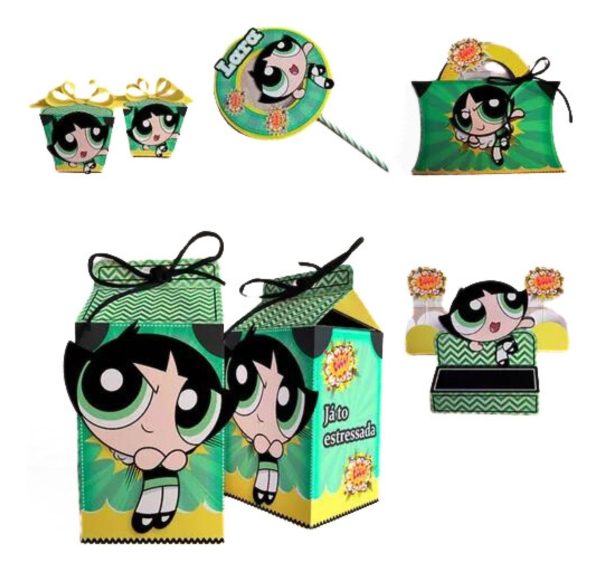 Kit 30 Caixas Personalizadas + Topo Bolo Festa Docinho 2