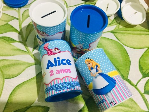 Cofrinho Personalizado Alice No País Das Maravilhas 20 Uni - Image 3