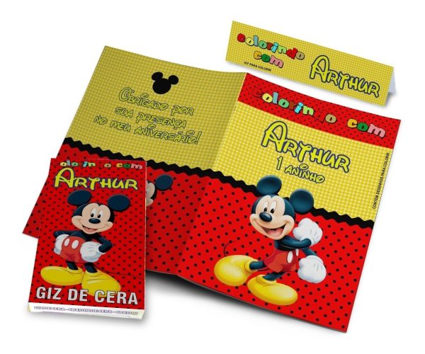 50 Kits Colorir Revistinhas + Giz De Cera Personalizados - Image 4
