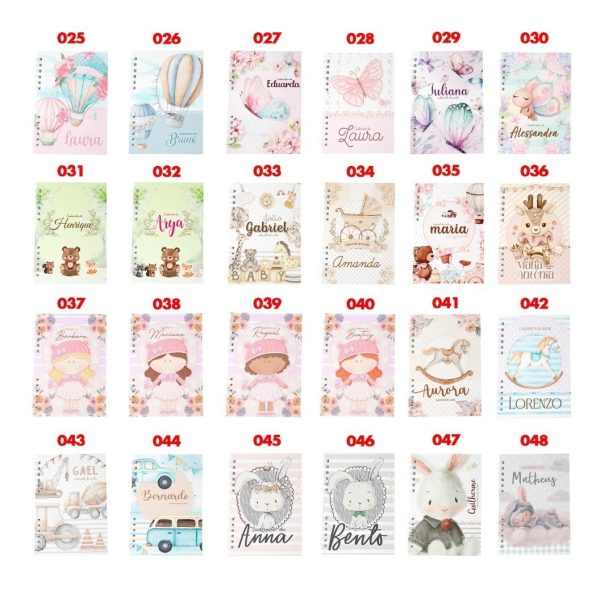 Caderneta De Vacinação Jardim Personalizada Capa Dura - Image 2