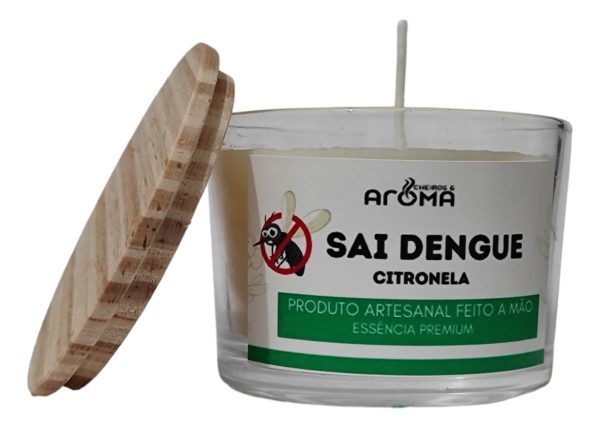 Vela Citronela 120g Afasta Mosquito Da Dengue