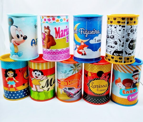 25 Cofrinho Personalizado Vingadores Ou Outros Temas - Image 3