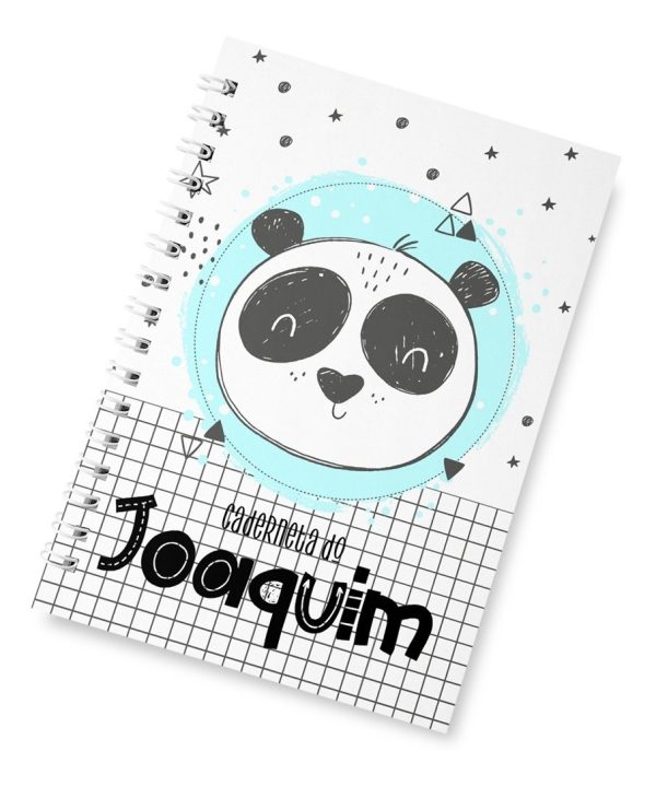 Caderneta De Vacinação Panda Personalizada 15x20 Capa Dura