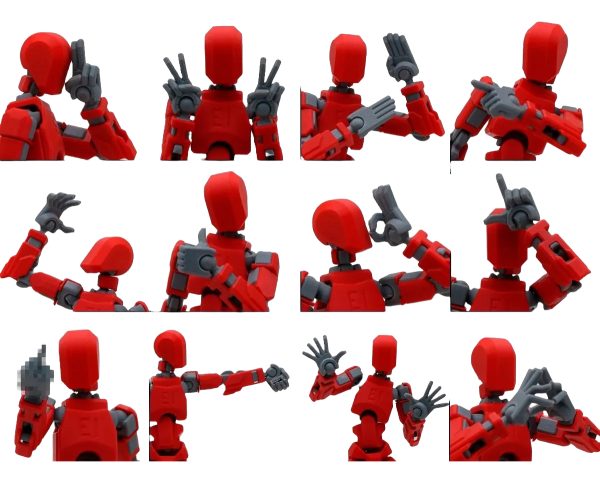 Pac De Mãos Extras Para Boneco Dummy + Brinde
