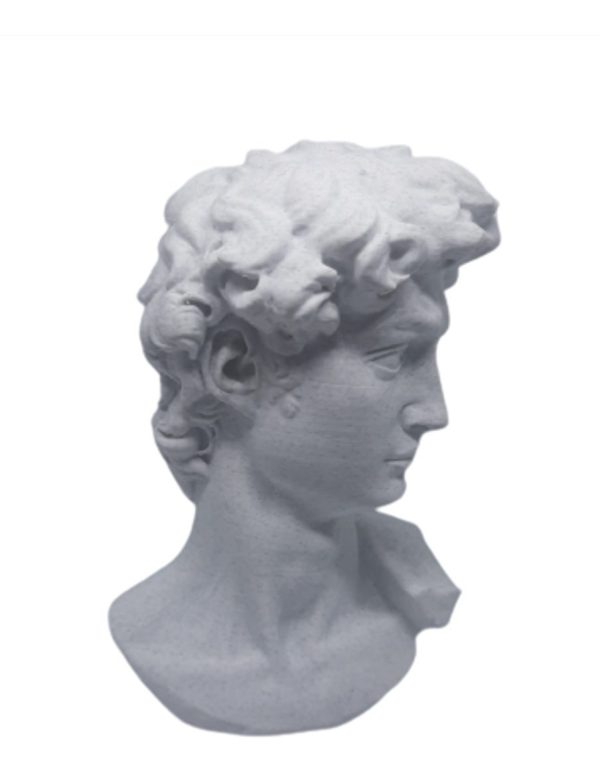 Escultura Busto Davi/david De Michelangelo (v2) - 15cm - Image 3
