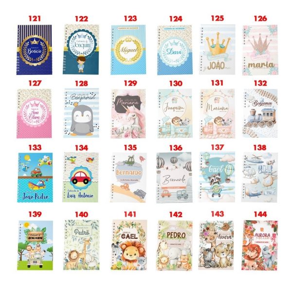 Caderneta De Vacinação Coelhinho Personalizada Wire-o 15x20 - Image 9