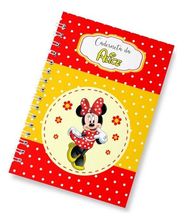 Caderneta De Vacinação Minnie Personalizada 15x20