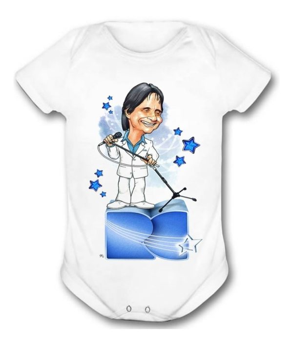 Body Bebê Rei Roberto Carlos Cantor Música