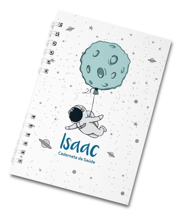 Caderneta De Vacinação Personalizada Capa Dura Para Meninos