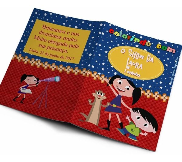 40 Kits Colorir Revistinhas E Giz De Cera Personalizados - Image 2