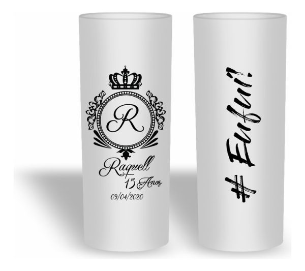 50 Copo Personalizado Aniversário 15 Anos T001 1155