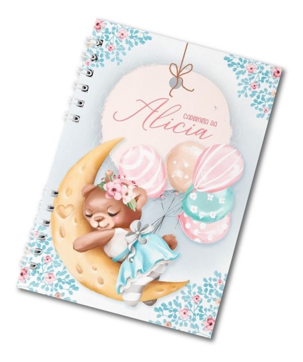 Caderneta De Vacinação Ursinha Personalizada Capa Dura - Image 2