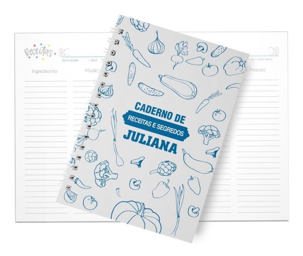 Caderno De Receitas Personalizado Capa Dura - Image 7