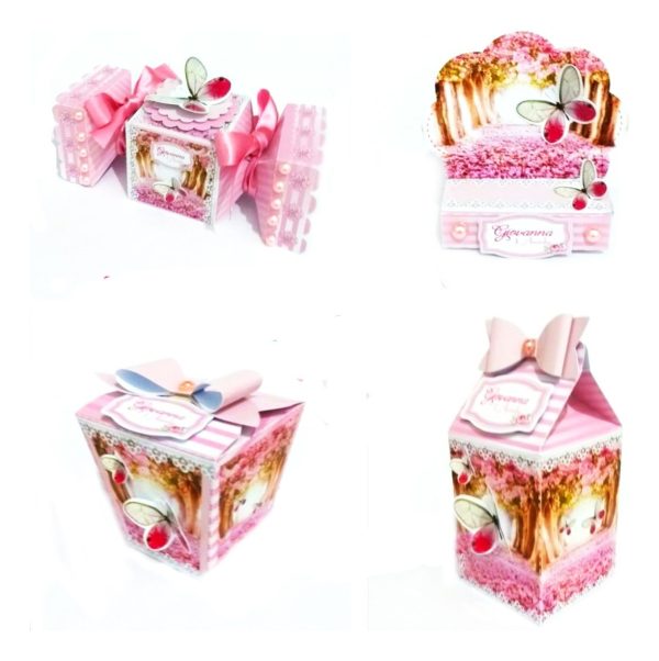 Kit 30 Cxs Personalizadas + Topo Bolo Festa Jardim 7