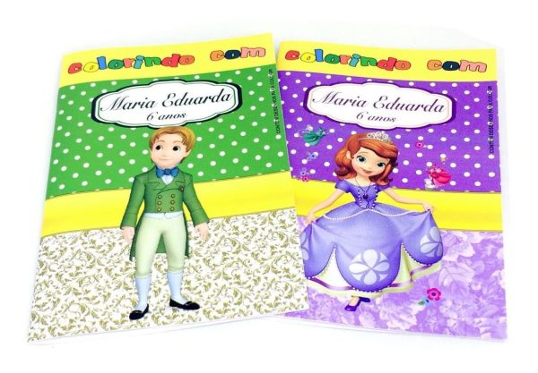 35 Kits Revistinhas Colorir + Giz De Cera Personalizados - Image 7