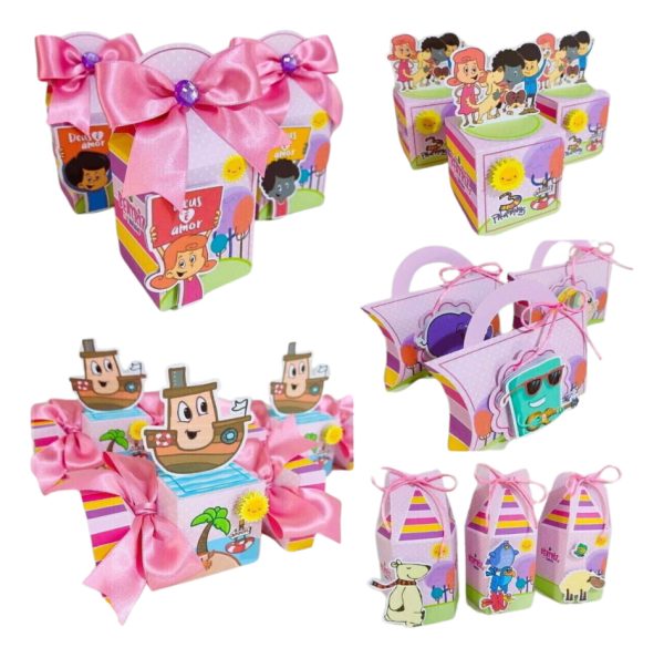 Kit 30 Cxs Personalizadas + Topobolo 3 Palavrinhas Rosa - Image 3