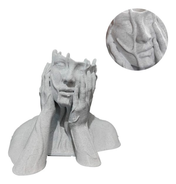 Escultura Para Centro De Mesa Ou Vaso, Pensante Impressão 3d