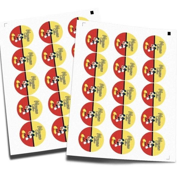 500 Adesivos Latinhas Tubetes Caixinhas 5cm Personalizados - Image 3