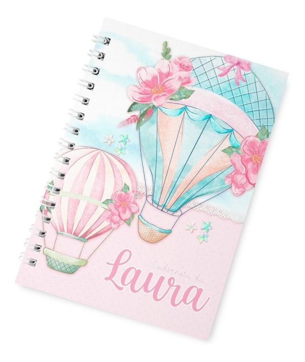 Caderneta De Vacinação Balões Capa Dura Personalizada - Image 3