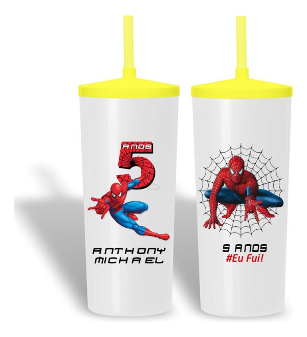 20 Copo Personalizado Homem Aranha S007 0457 - Image 4