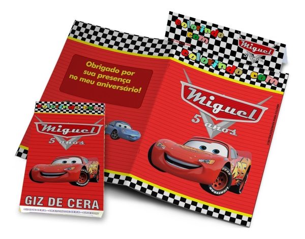 65 Kits Colorir Revistinhas + Giz De Cera Personalizados - Image 6